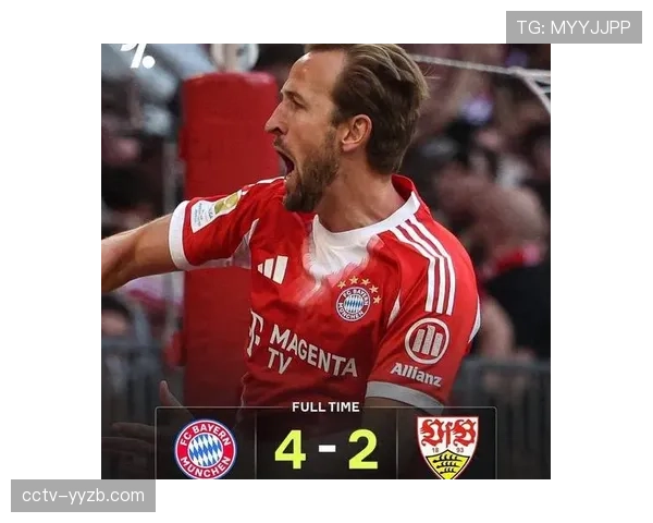 拜仁4-2斯图加特提前夺冠，场均射正8.7次展现统治力